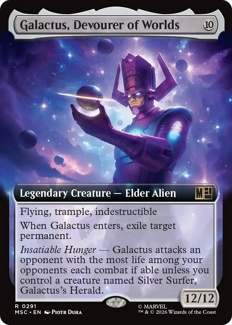 Galactus, Devourer of Worlds (Extended Art) [Marvel Super Heroes Commander] | Shuffle n Cut Hobbies & Games
