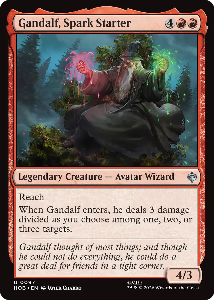 Gandalf, Spark Starter [The Hobbit] | Shuffle n Cut Hobbies & Games