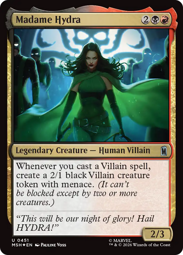 Madame Hydra (Suge Foil) [Marvel Super Heroes] | Shuffle n Cut Hobbies & Games
