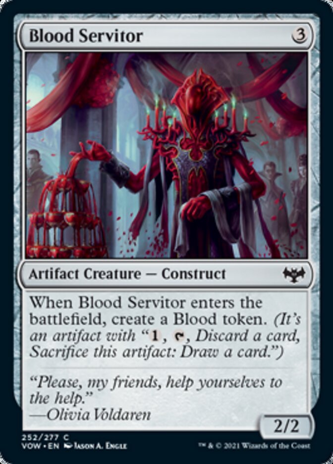 Blood Servitor [Innistrad: Crimson Vow] | Shuffle n Cut Hobbies & Games