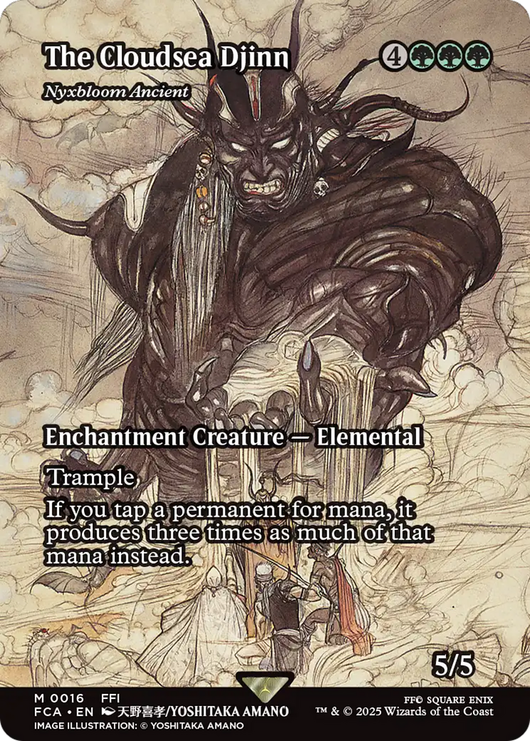 The Cloudsea Djinn - Nyxbloom Ancient (Showcase) [FINAL FANTASY : Through the Ages] | Shuffle n Cut Hobbies & Games