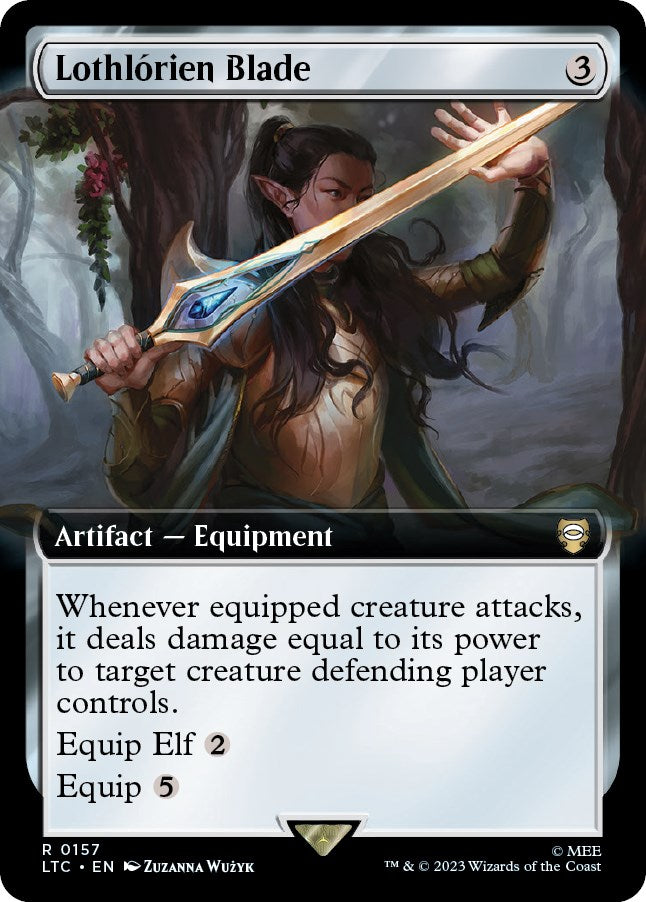 Lothlorien Blade (Extended Art) [The Lord of the Rings: Tales of Middle-Earth Commander] | Shuffle n Cut Hobbies & Games