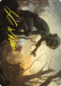 Smeagol, Helpful Guide Art Card (Gold-Stamped Signature) (ASLTR-024) [Art Series: Universes Beyond: The Lord of the Rings: Tales of Middle-earth]