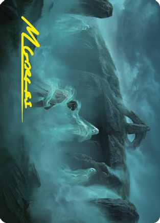 Fog on the Barrow-Downs Art Card (Gold-Stamped Signature) (ASLTR-002) [Art Series: Universes Beyond: The Lord of the Rings: Tales of Middle-earth]