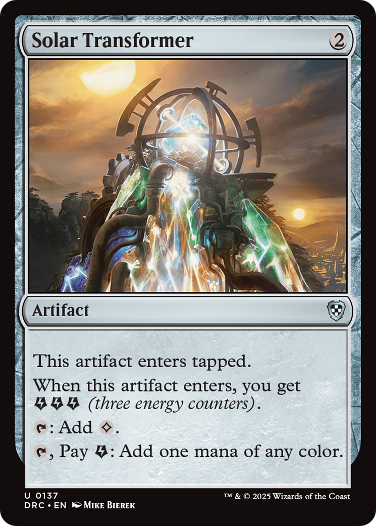 Solar Transformer [Aetherdrift Commander] | Shuffle n Cut Hobbies & Games