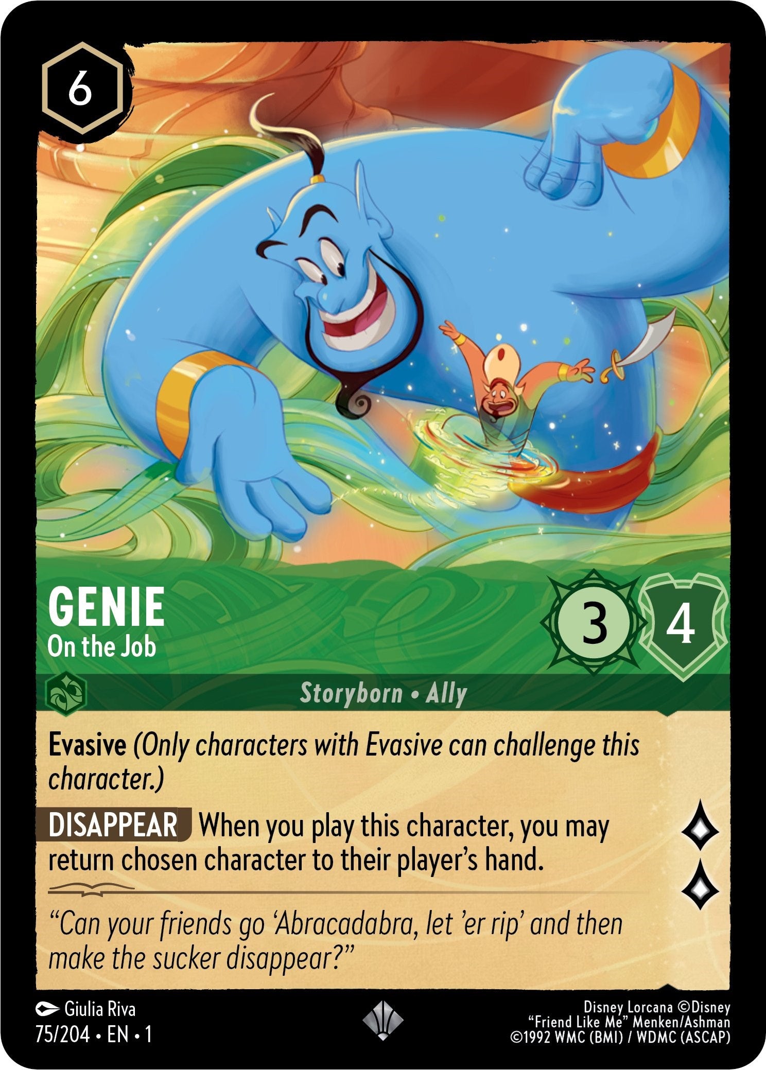Genie - On the Job (75/204) [The First Chapter] | Shuffle n Cut Hobbies & Games