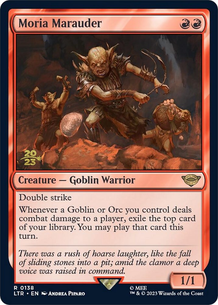 Moria Marauder [The Lord of the Rings: Tales of Middle-Earth Prerelease Promos] | Shuffle n Cut Hobbies & Games
