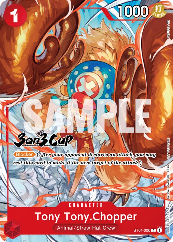 Tony Tony.Chopper (3-on-3 Cup) [Participant] [One Piece Promotion Cards] | Shuffle n Cut Hobbies & Games