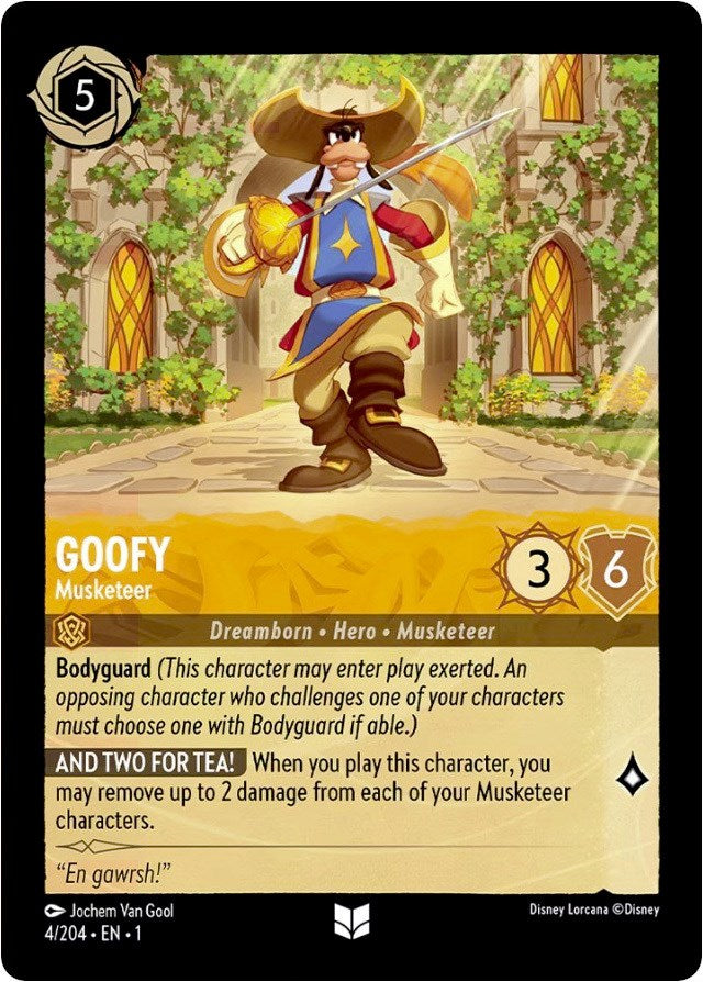 Goofy - Musketeer (4/204) [The First Chapter] | Shuffle n Cut Hobbies & Games