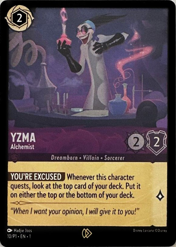 Yzma (10/P1) [Promo Cards] | Shuffle n Cut Hobbies & Games