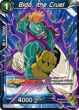Bido, the Cruel (Rare) (BT13-053) [Supreme Rivalry] | Shuffle n Cut Hobbies & Games
