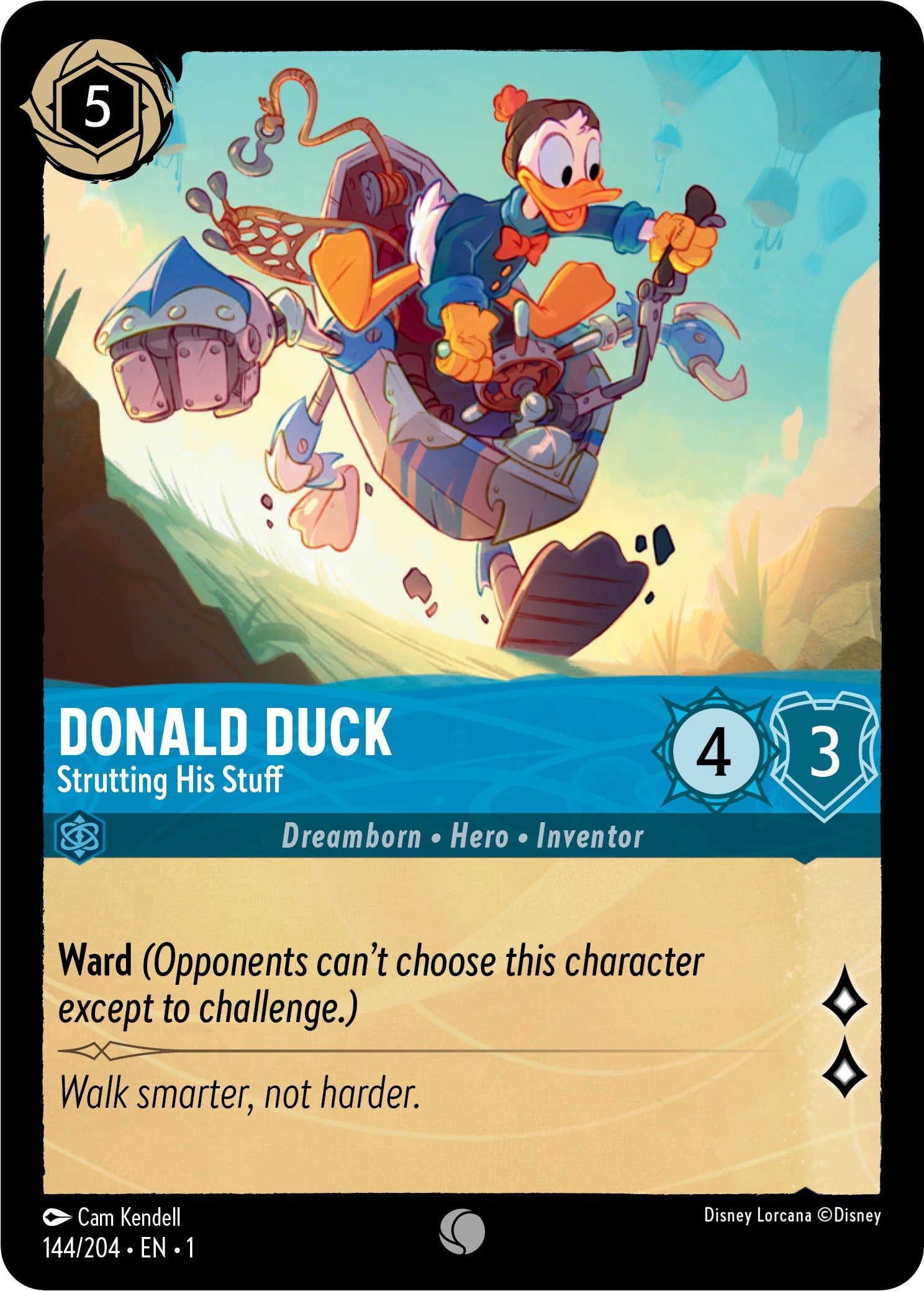 Donald Duck - Strutting His Stuff (144/204) [The First Chapter] | Shuffle n Cut Hobbies & Games