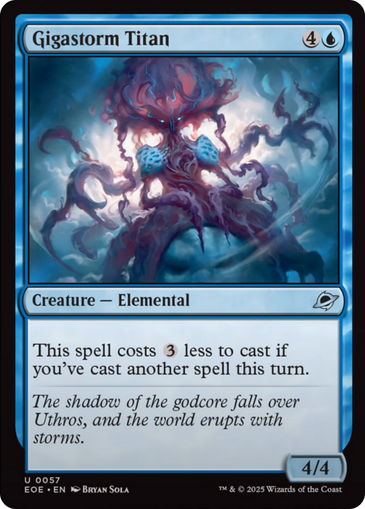 Gigastorm Titan [Edge of Eternities] | Shuffle n Cut Hobbies & Games