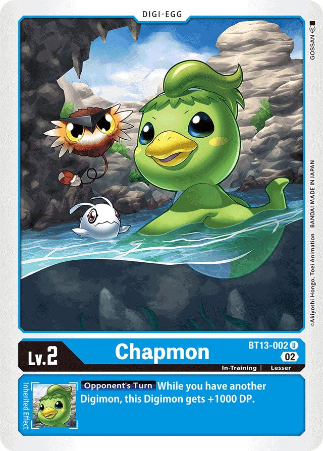 Chapmon [BT13-002] [Versus Royal Knights Booster] | Shuffle n Cut Hobbies & Games