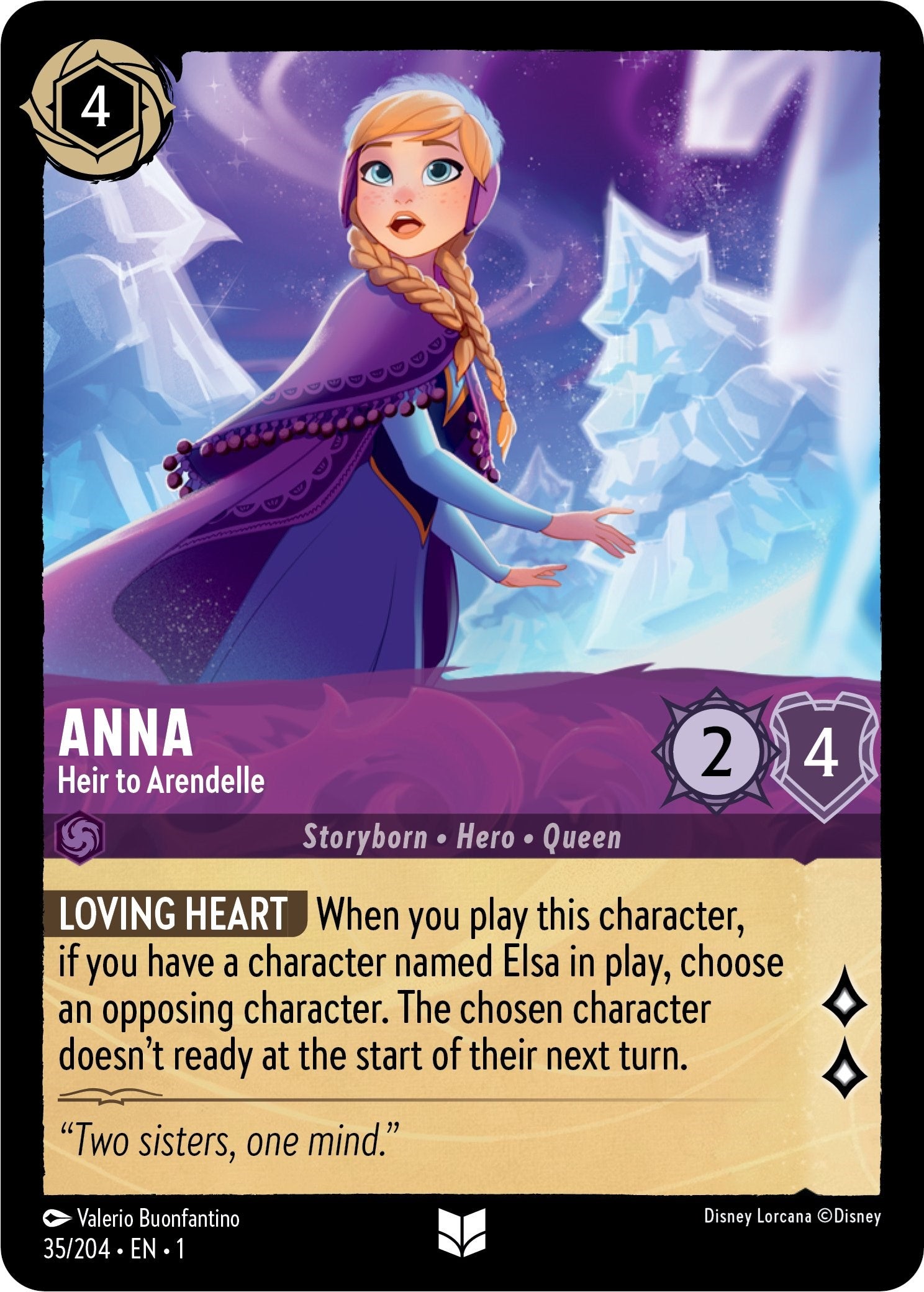 Anna - Heir to Arendelle (35/204) [The First Chapter] | Shuffle n Cut Hobbies & Games