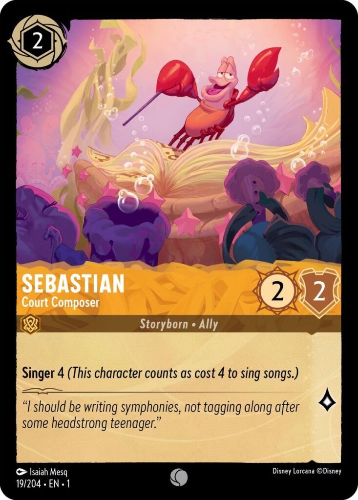 Sebastian - Court Composer (19/204) [The First Chapter] | Shuffle n Cut Hobbies & Games