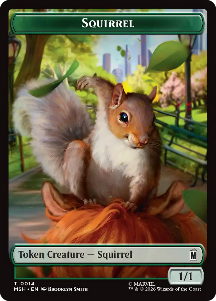The Void // Squirrel Double-Sided Token [Marvel Super Heroes Tokens] | Shuffle n Cut Hobbies & Games