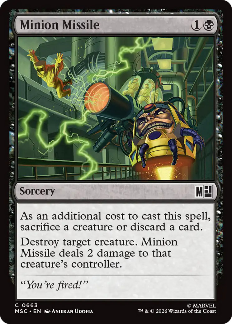 Minion Missile [Marvel Super Heroes Commander] | Shuffle n Cut Hobbies & Games