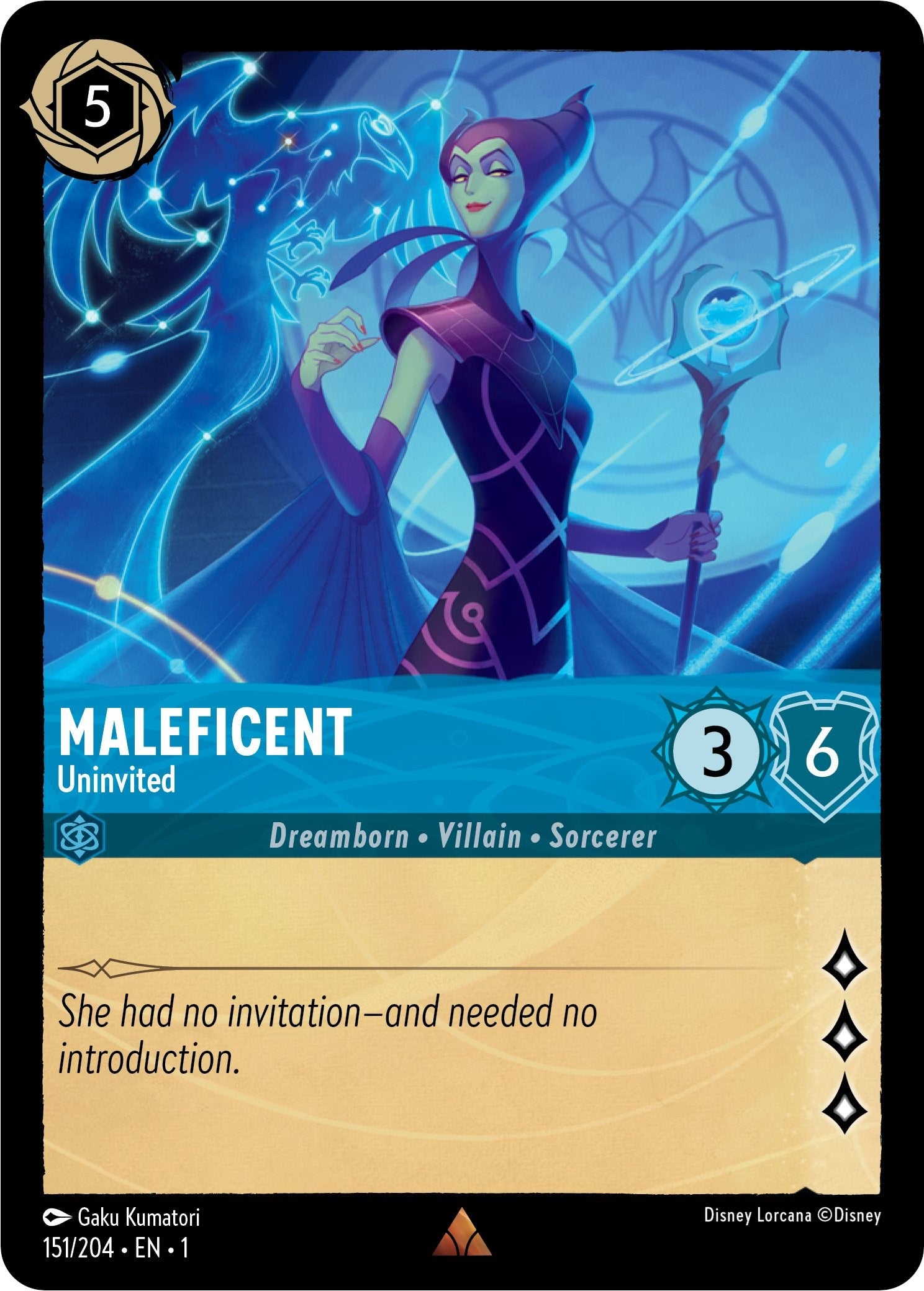 Maleficent - Uninvited (151/204) [The First Chapter] | Shuffle n Cut Hobbies & Games