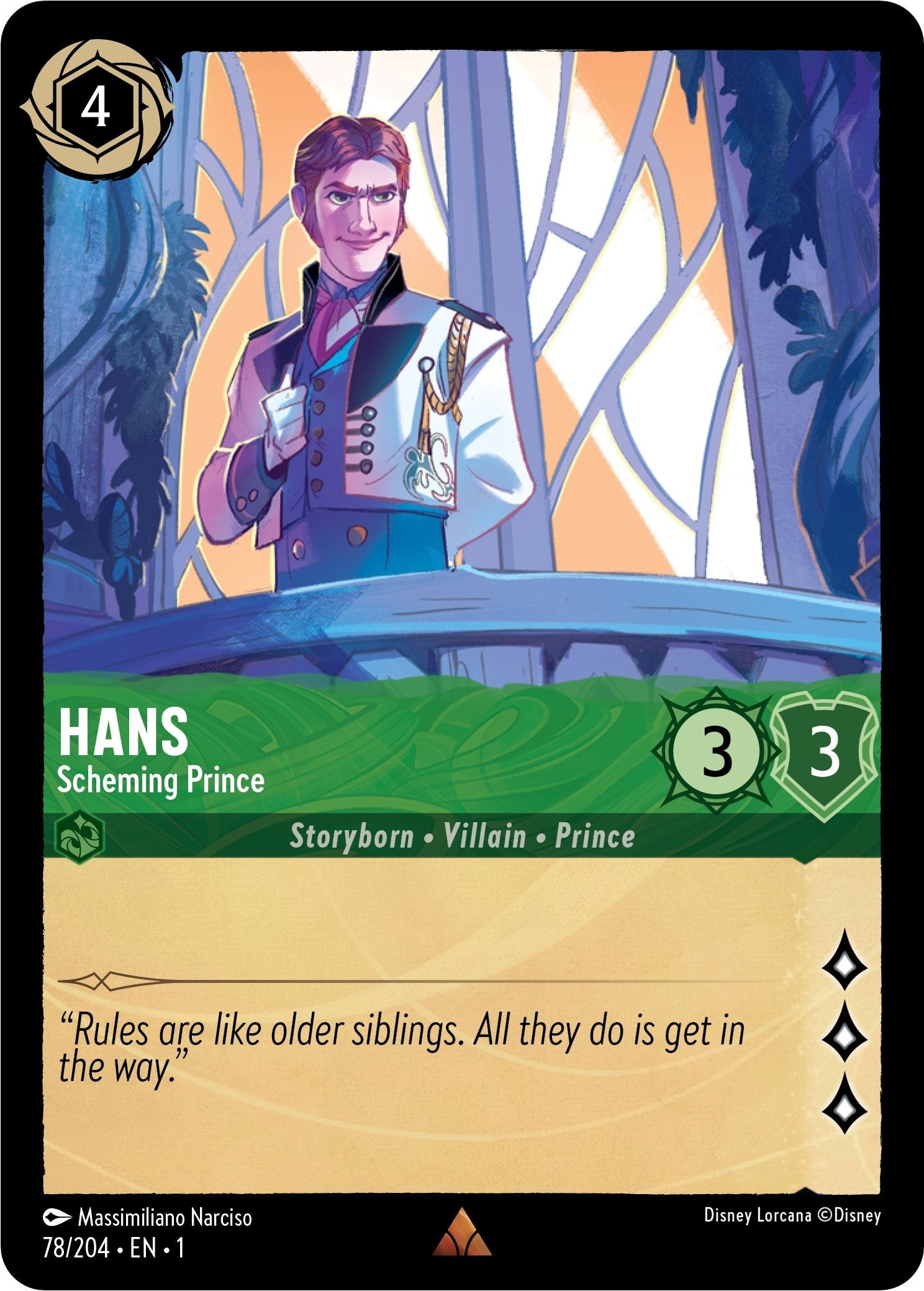 Hans - Scheming Prince (78/204) [The First Chapter] | Shuffle n Cut Hobbies & Games
