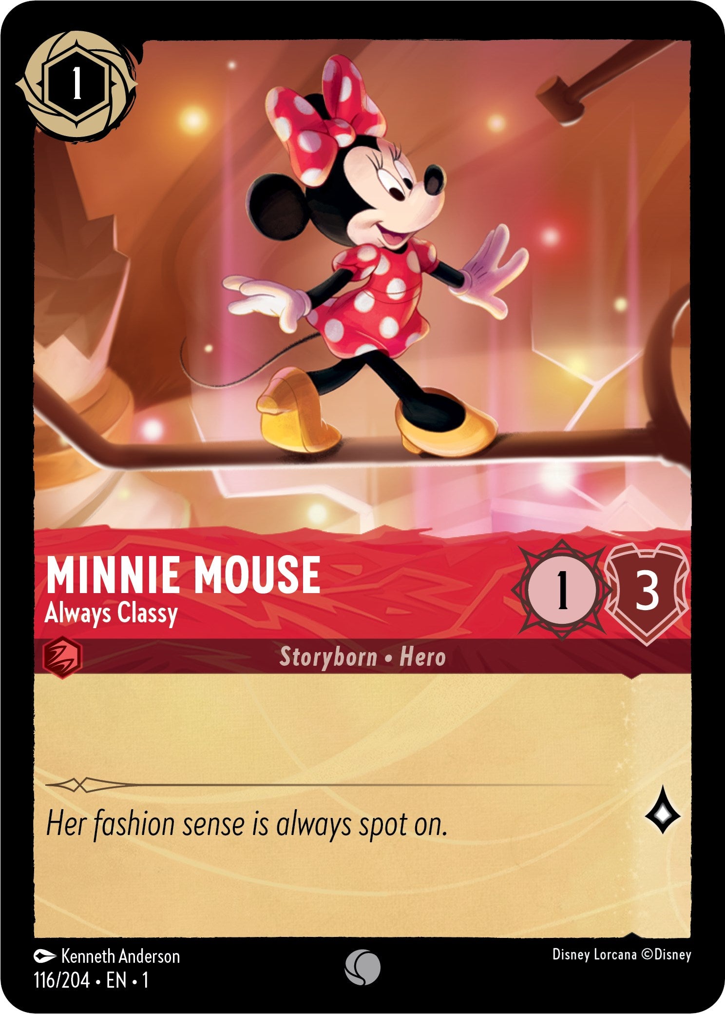 Minnie Mouse - Always Classy (116/204) [The First Chapter] | Shuffle n Cut Hobbies & Games