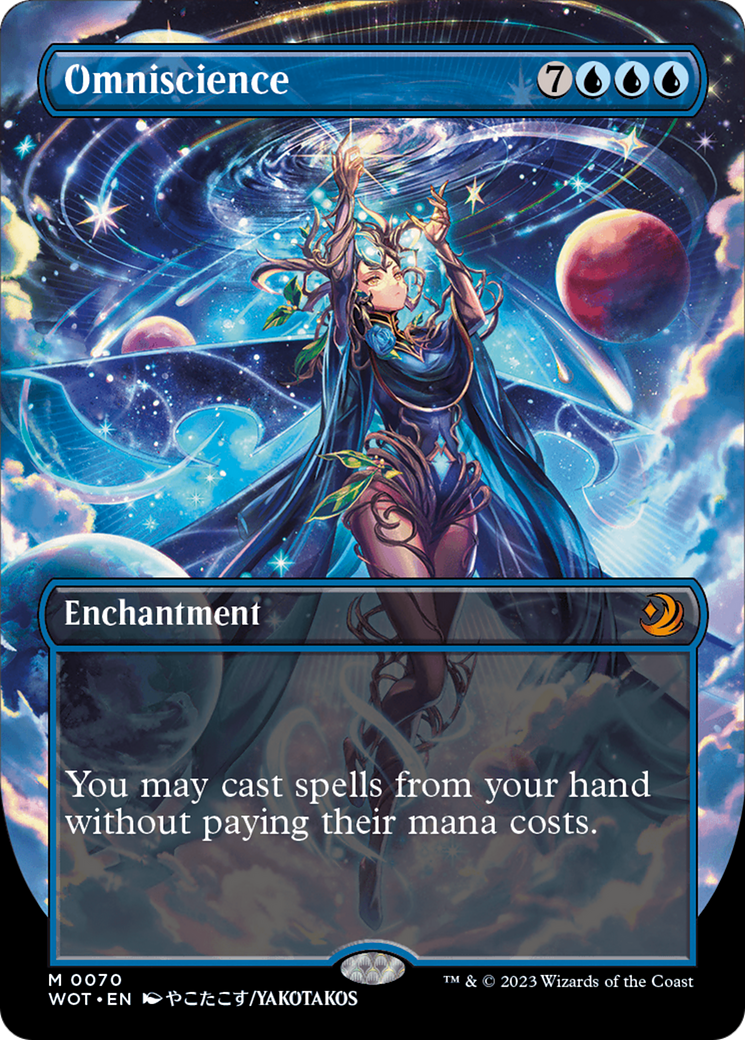 Omniscience (Anime Borderless) [Wilds of Eldraine: Enchanting Tales] | Shuffle n Cut Hobbies & Games