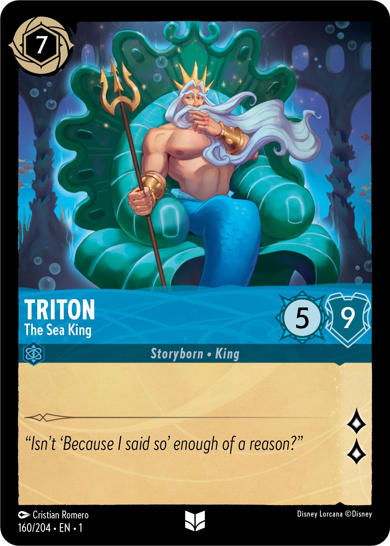 Triton - The Sea King (160/204) [The First Chapter] | Shuffle n Cut Hobbies & Games