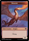 Dragon // Kor Ally Double-Sided Token (CMM-70 // 64) [Commander Masters]