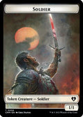 Soldier // Servo Double-Sided Token (CMM-9 // 45) [Commander Masters]