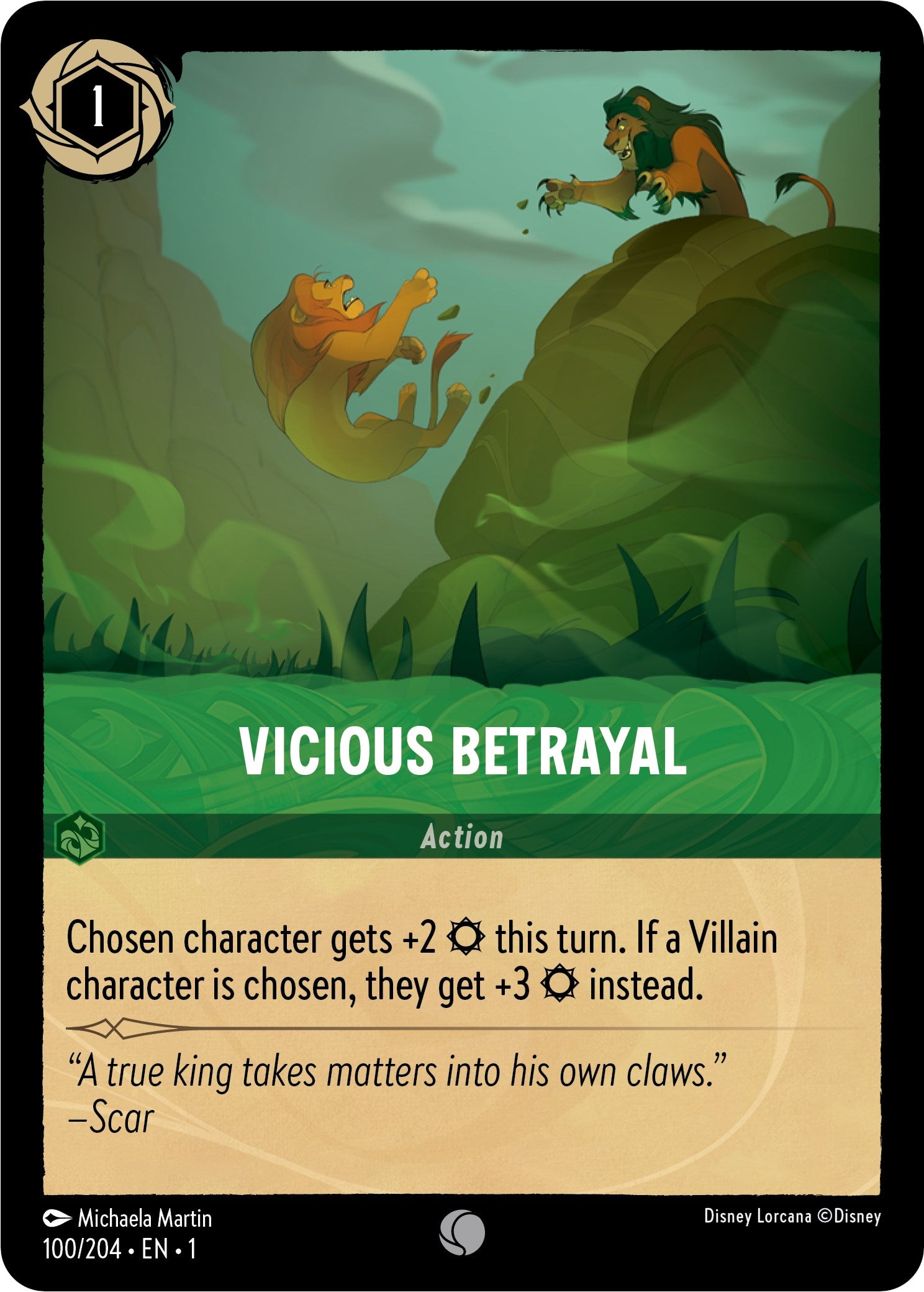 Vicious Betrayal (100/204) [The First Chapter] | Shuffle n Cut Hobbies & Games