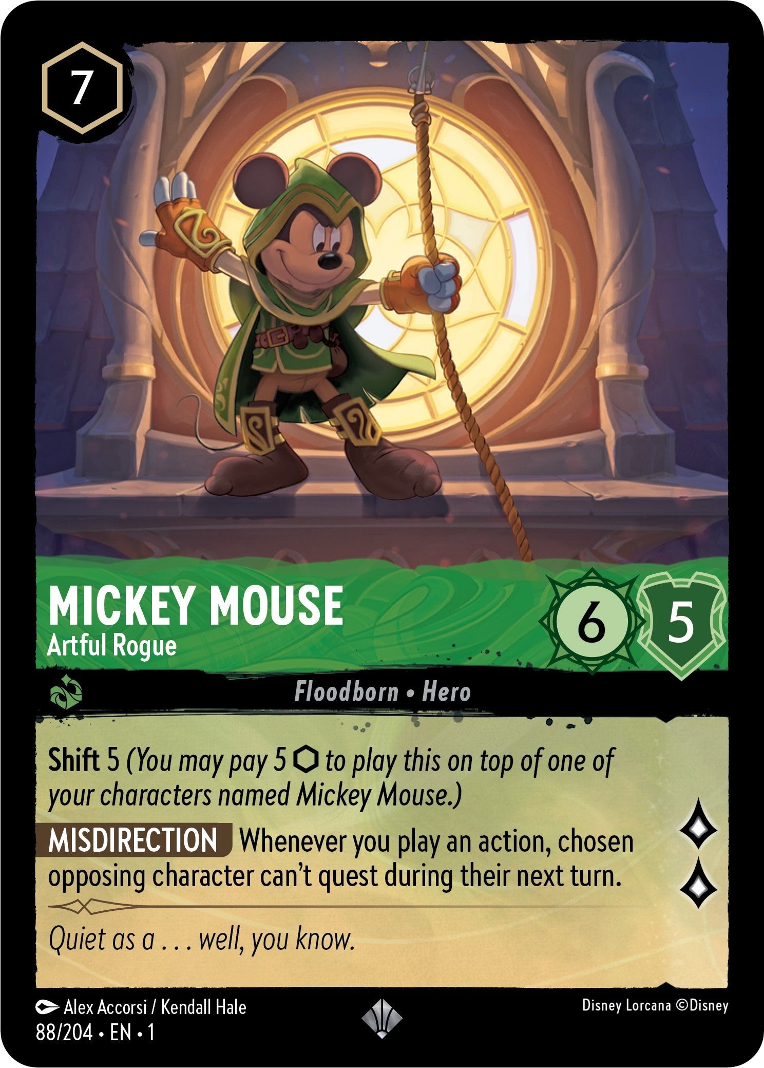 Mickey Mouse - Artful Rogue (88/204) [The First Chapter] | Shuffle n Cut Hobbies & Games