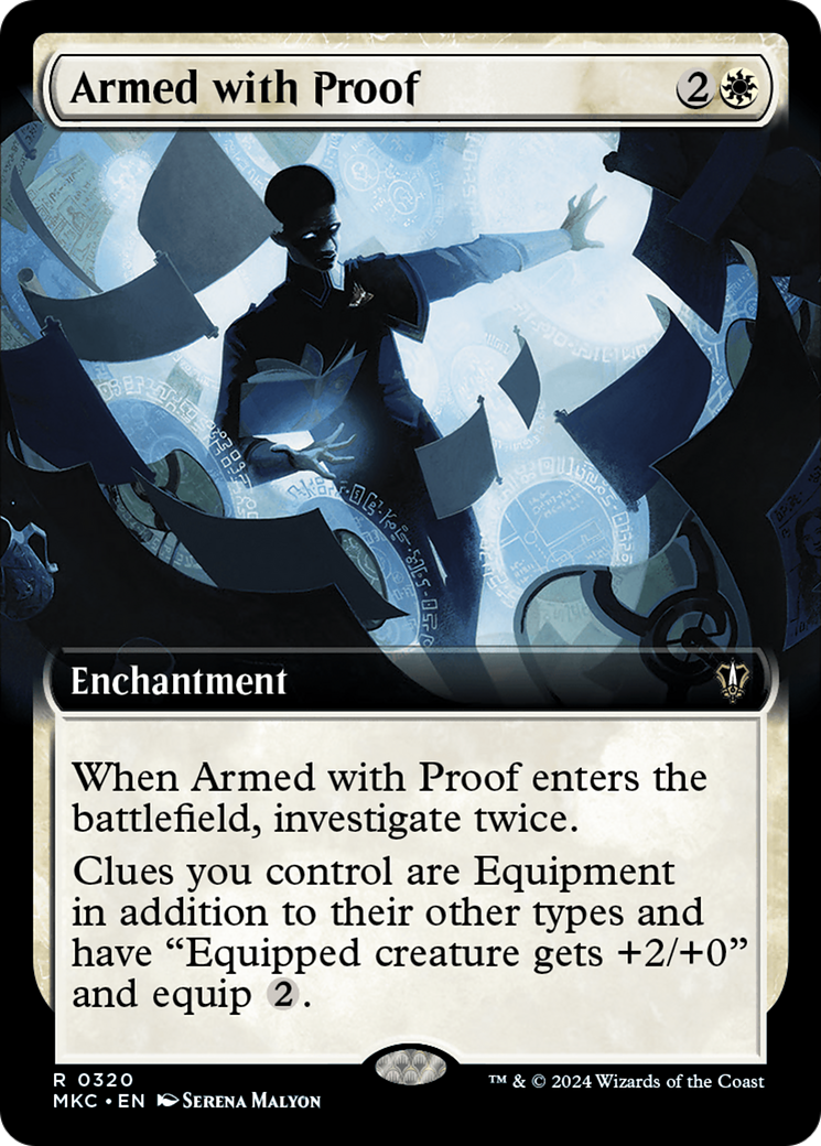 Armed with Proof (Extended Art) [Murders at Karlov Manor Commander] | Shuffle n Cut Hobbies & Games