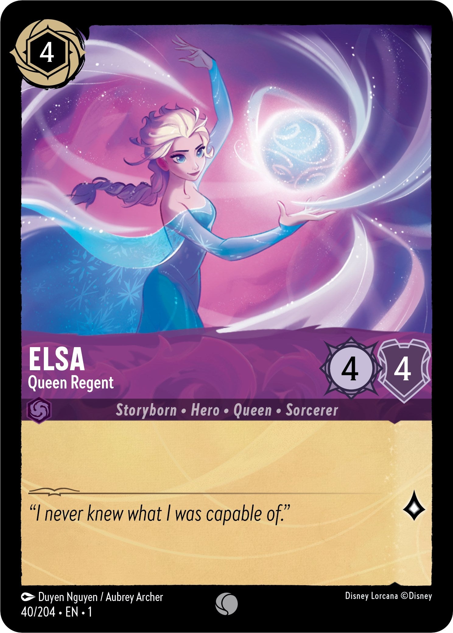 Elsa - Queen Regent (40/204) [The First Chapter] | Shuffle n Cut Hobbies & Games