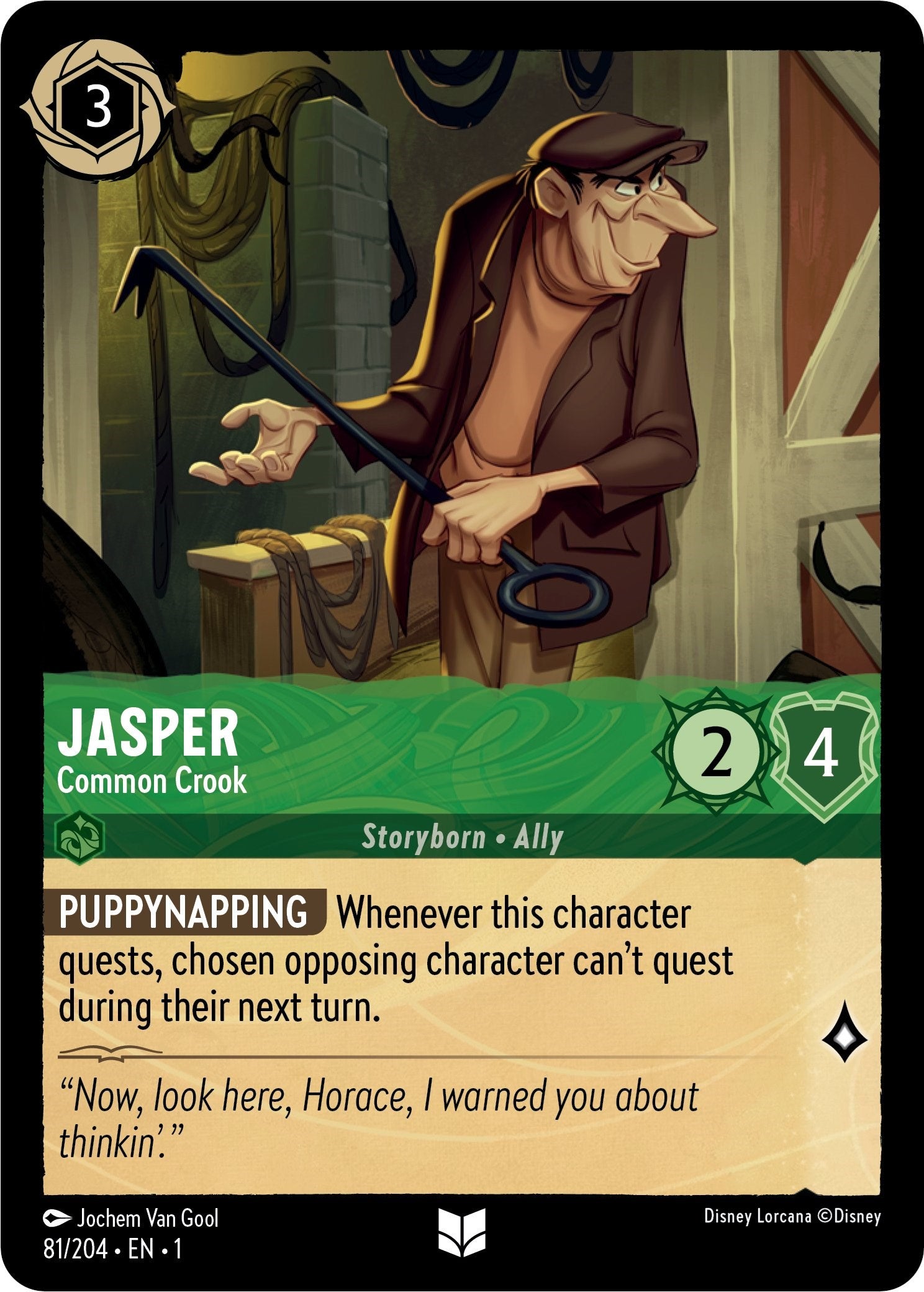 Jasper - Common Crook (81/204) [The First Chapter] | Shuffle n Cut Hobbies & Games