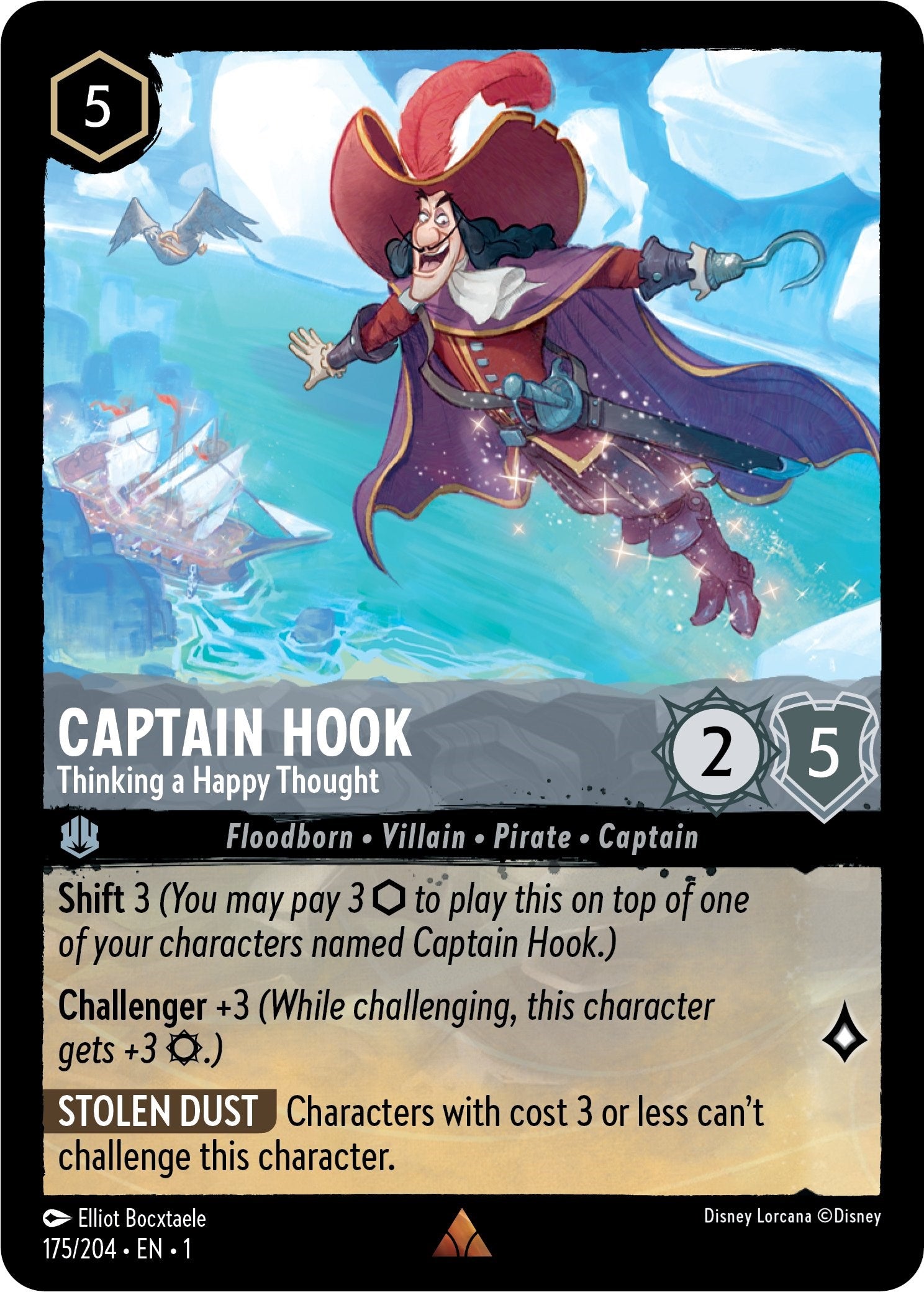 Captain Hook - Thinking a Happy Thought (175/204) [The First Chapter] | Shuffle n Cut Hobbies & Games