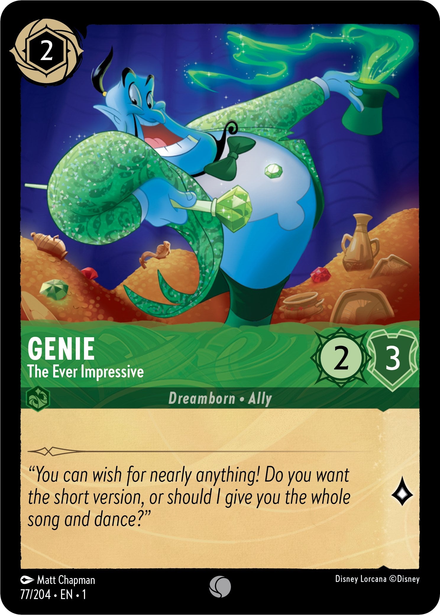 Genie - The Ever Impressive (77/204) [The First Chapter] | Shuffle n Cut Hobbies & Games
