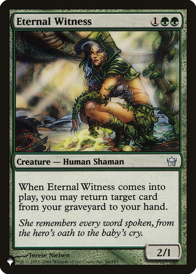 Eternal Witness [The List] | Shuffle n Cut Hobbies & Games