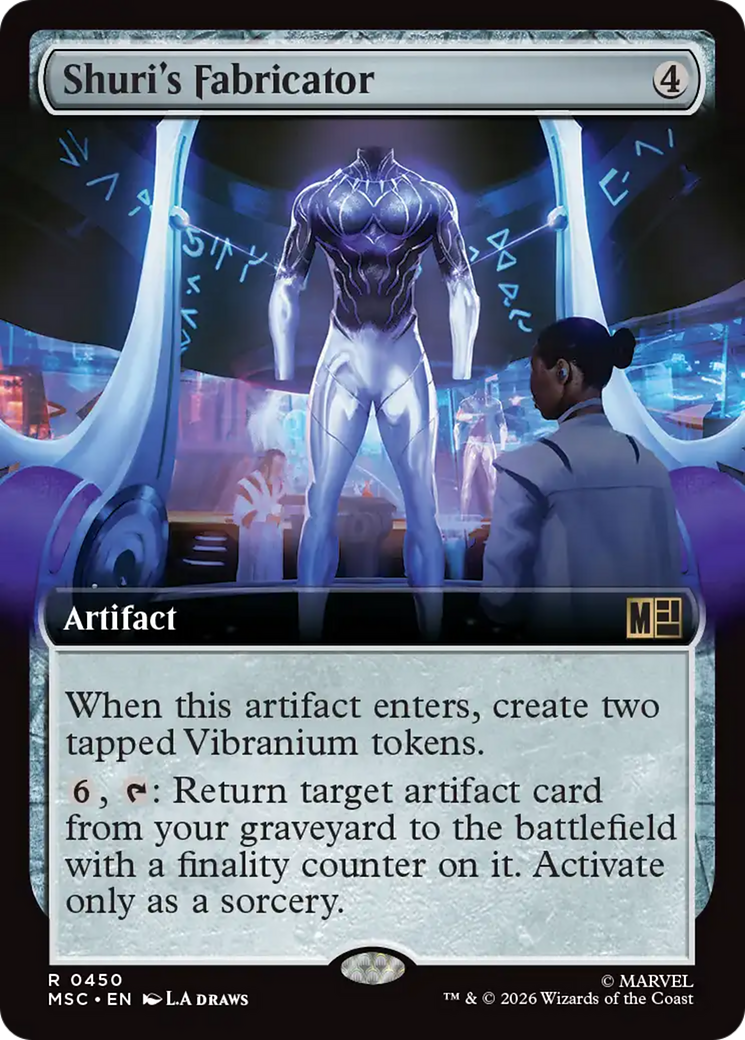 Shuri's Fabricator (Extended Art) [Marvel Super Heroes Commander] | Shuffle n Cut Hobbies & Games