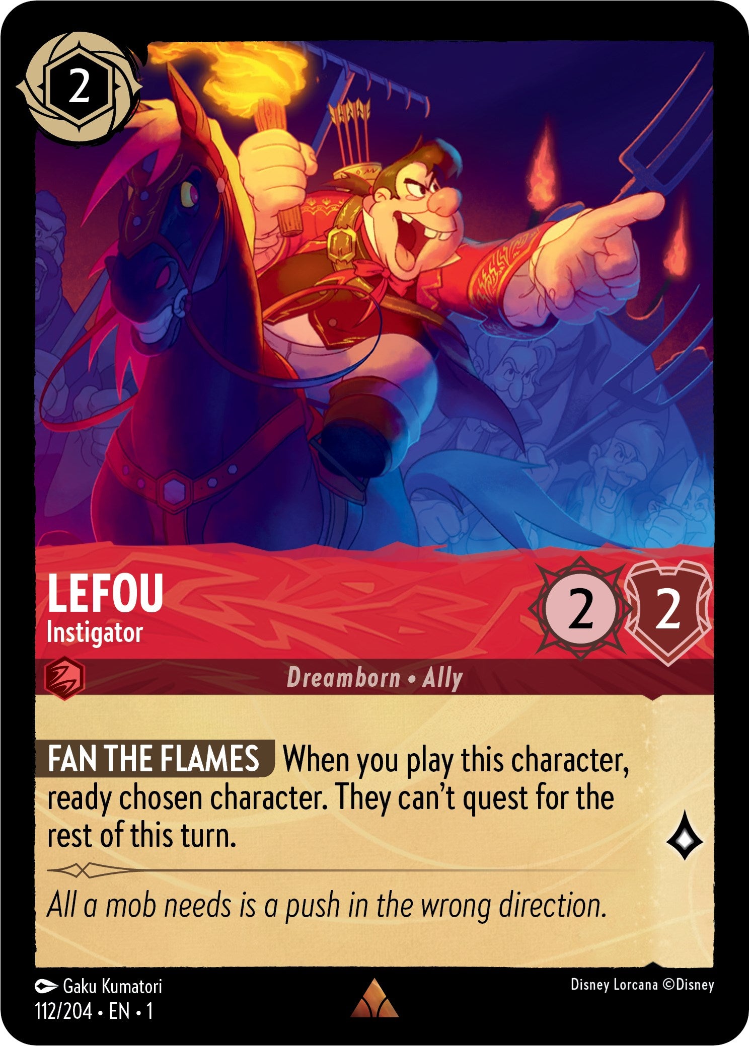 Lefou - Instigator (112/204) [The First Chapter] | Shuffle n Cut Hobbies & Games