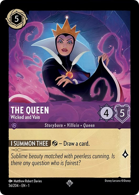 The Queen - Wicked and Vain (56/204) [The First Chapter] | Shuffle n Cut Hobbies & Games