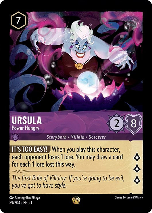 Ursula - Power Hungry (59/204) [The First Chapter] | Shuffle n Cut Hobbies & Games