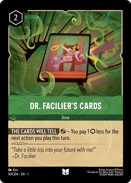 Dr. Facilier's Cards (101/204) [The First Chapter] | Shuffle n Cut Hobbies & Games
