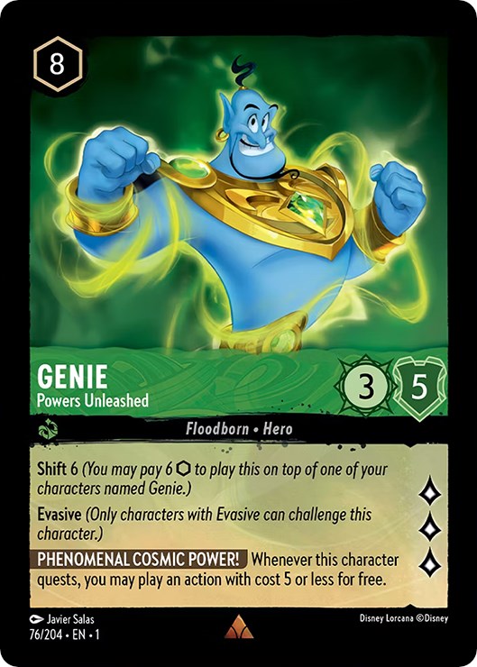 Genie - Powers Unleashed (76/204) [The First Chapter] | Shuffle n Cut Hobbies & Games