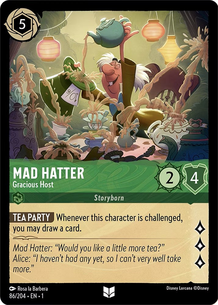 Mad Hatter - Gracious Host (86/204) [The First Chapter] | Shuffle n Cut Hobbies & Games