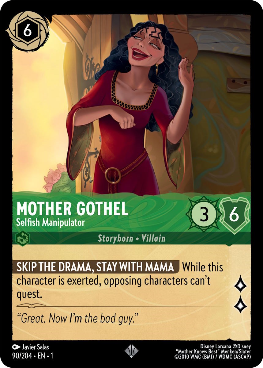 Mother Gothel - Selfish Manipulator (90/204) [The First Chapter] | Shuffle n Cut Hobbies & Games