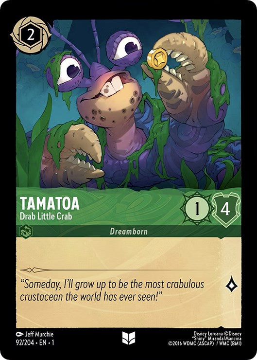 Tamatoa - Drab Little Crab (92/204) [The First Chapter] | Shuffle n Cut Hobbies & Games