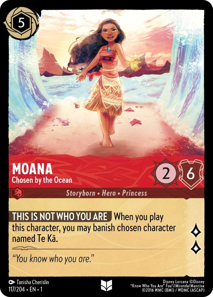 Moana - Chosen by the Ocean (117/204) [The First Chapter] | Shuffle n Cut Hobbies & Games