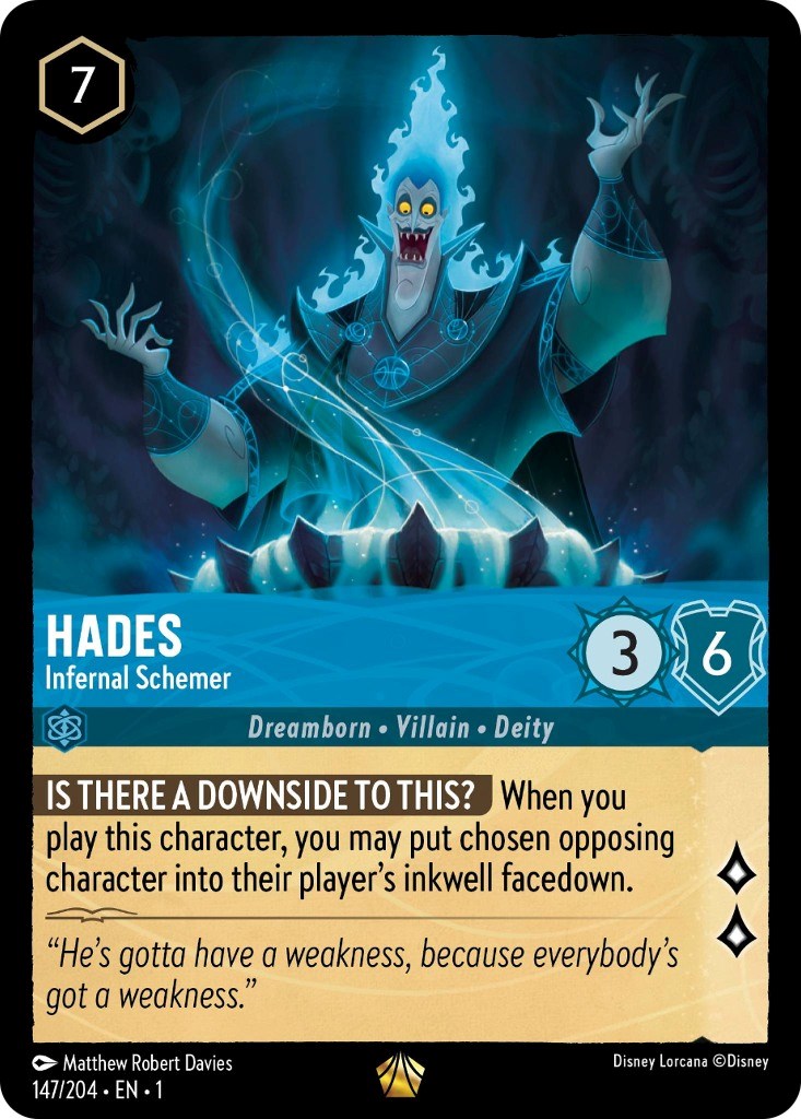 Hades - Infernal Schemer (147/204) [The First Chapter] | Shuffle n Cut Hobbies & Games