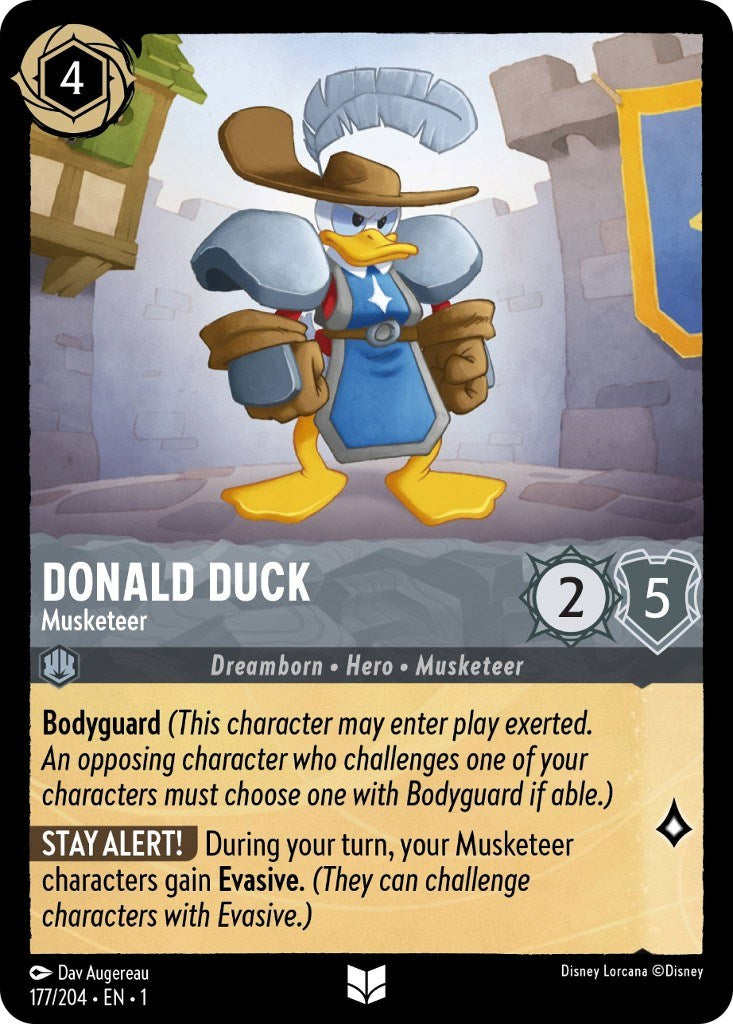 Donald Duck - Musketeer (177/204) [The First Chapter] | Shuffle n Cut Hobbies & Games