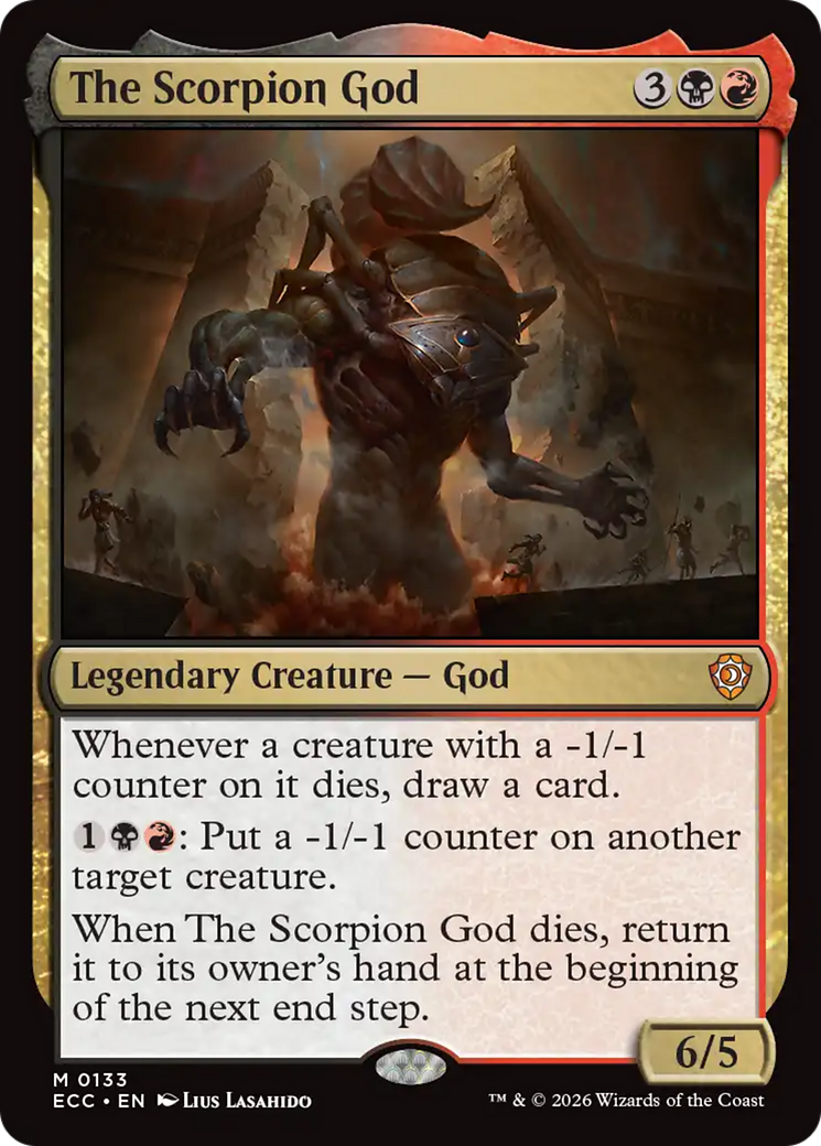 The Scorpion God [Lorwyn Eclipsed Commander] | Shuffle n Cut Hobbies & Games